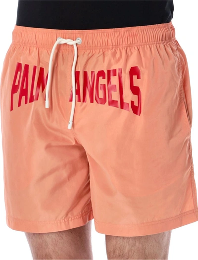 Shop Palm Angels City Swimshort In Pink