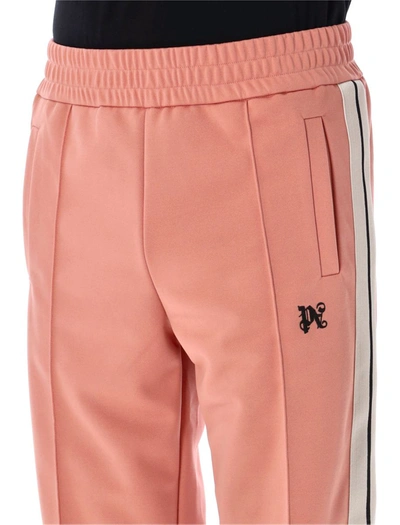 Shop Palm Angels Monogram Track Pants In Pink