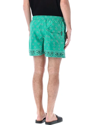 Shop Palm Angels Pasley Swimshort In Green