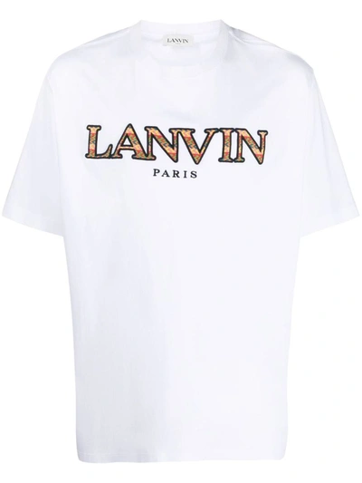 Shop Lanvin Classic  Curb T-shirt-shirt Clothing In White