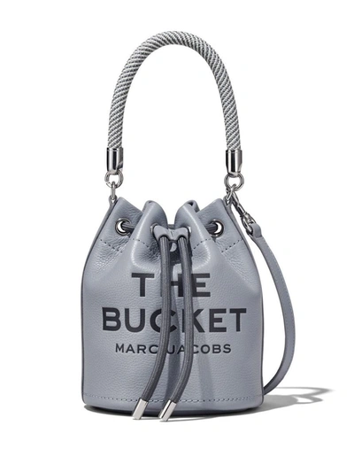 Shop Marc Jacobs The Bucket Bags In 050 Wolf Grey