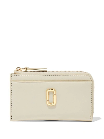 Shop Marc Jacobs The Top Zip Multi Wallet Accessories In 123 Cloud White