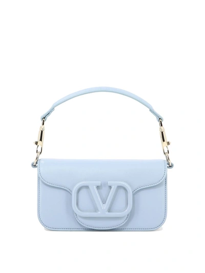 Shop Valentino Garavani "small Locò" Shoulder Bag In Blue