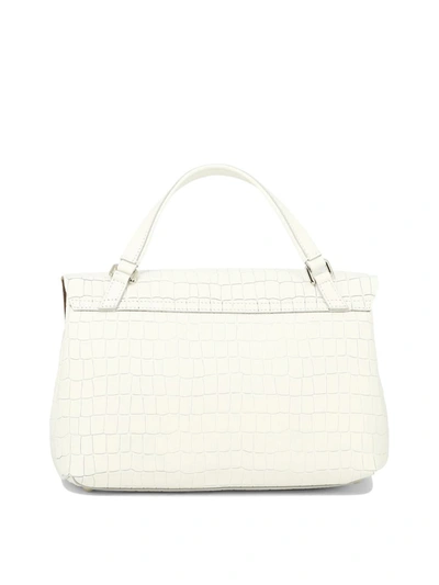 Shop Zanellato "postina Cayman S" Handbag In White