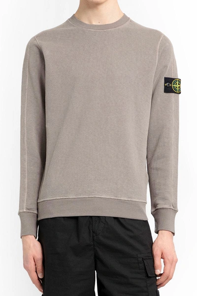 Shop Stone Island Sweatshirts In Grey