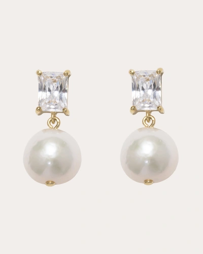 Shop Completedworks Women's Reboot Drop Earrings In White