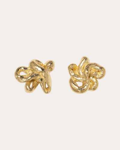 Shop Completedworks Women's Sloppy Swirls Stud Earrings In Gold