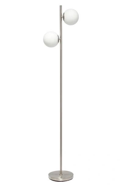 Shop Lalia Home 2-light Floor Lamp In Brushed Nickel