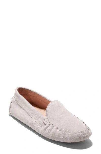 Shop Cole Haan Evelyn Leather Loafer In Ashes Of R
