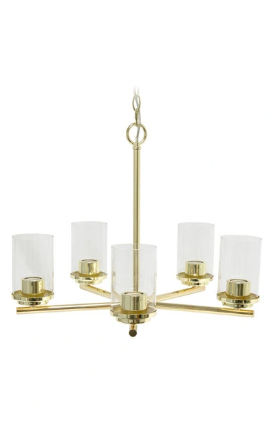 Shop Lalia Home 5-light Ceiling Fixture In Gold