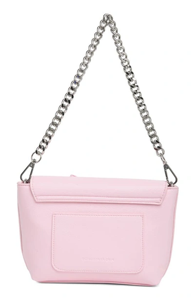 Shop Bcbg Bow Detail Mini Shoulder Bag In Pink Sorbet