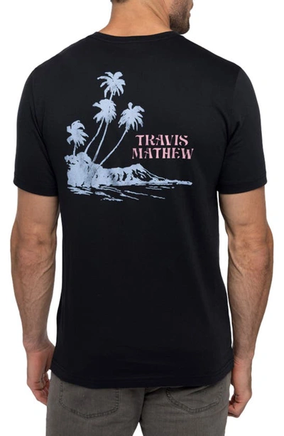 Shop Travis Mathew Travismathew Dolphin Watch Graphic Tee In Black