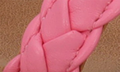 Shop Yoki Kids' Brynn Braided Sandal In Pink