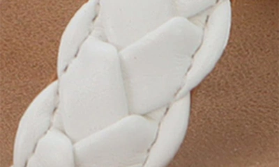Shop Yoki Kids' Brynn Braided Sandal In White