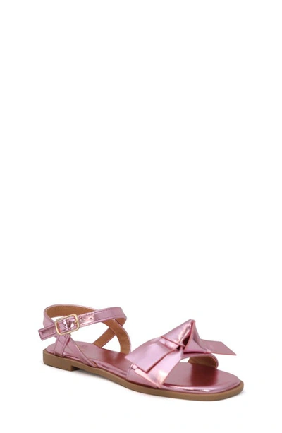 Shop Yoki Kids' Pamela Bow Sandal In Pink