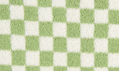 Shop Envogue Checkerboard Throw Blanket In Sage Green