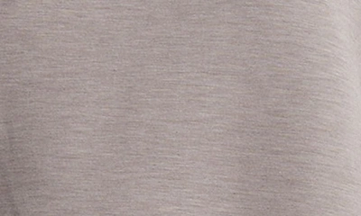Shop Varley Priya Longline Cowl Neck Sweatshirt In Taupe Marl
