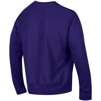 Shop Champion Purple Washington Huskies Arch Reverse Weave Pullover Sweatshirt