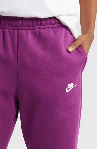 Shop Nike Sportswear Club Pocket Fleece Joggers In Viotec/white