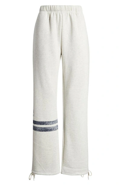 Shop The Mayfair Group Start With Gratitude Sweatpants In Grey