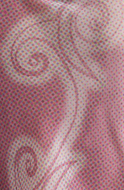 Shop Paolina Russo Bias Cut Drop Waist Midi Dress In Pastel Pink