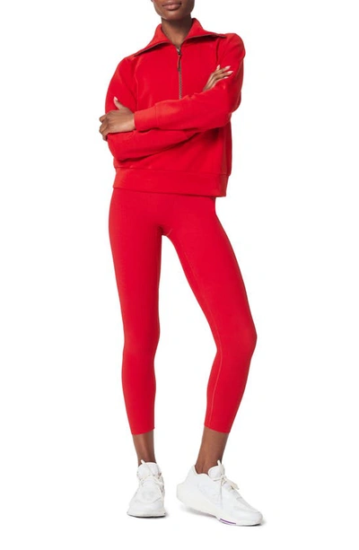 Shop Spanx ® Contour Rib 7/8 Leggings In  Red
