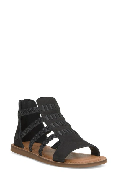 Shop Lucky Brand Biretta Gladiator Sandal In Black