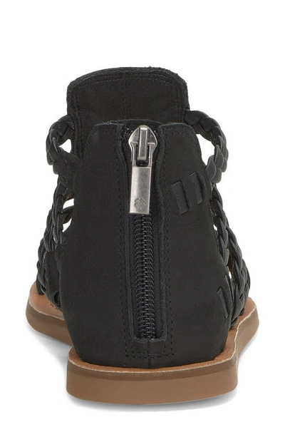 Shop Lucky Brand Biretta Gladiator Sandal In Black