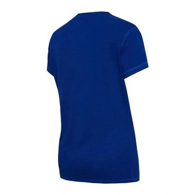 Shop Concepts Sport Royal/red New York Giants Arctic T-shirt & Flannel Pants Sleep Set