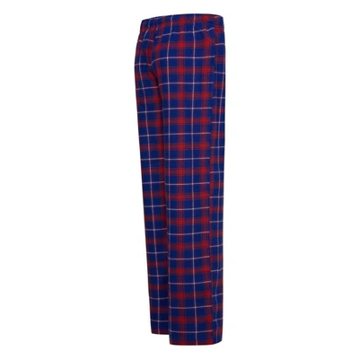 Shop Concepts Sport Royal/red New York Giants Arctic T-shirt & Flannel Pants Sleep Set
