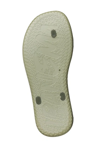 Ipanema X Shakira Sol Ad Slip-on Flip-flop Sandals In Green
