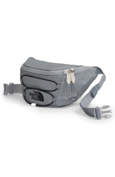 Shop The North Face Jester Lumbar Pack Belt Bag In Mid Grey Dark Heather/ Black