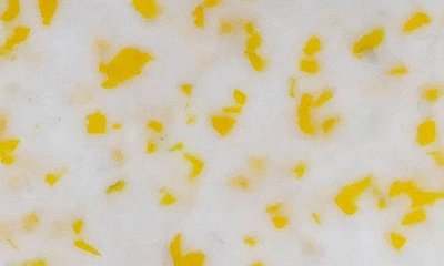 Shop Fredericks & Mae Large Confetti Cutting Board In Yellow/ White
