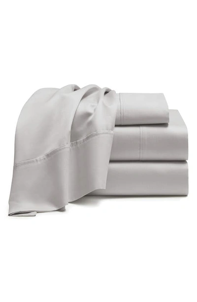 Shop Dkny 700 Thread Count Luxe Egyptian Cotton Sheet Set In Platinum