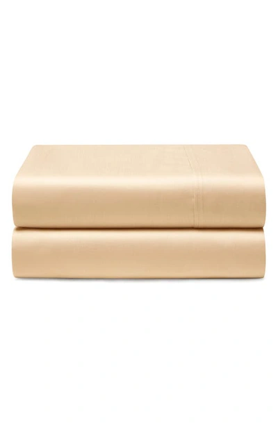 Shop Dkny 700 Thread Count Luxe Egyptian Cotton Sheet Set In Gold Dust