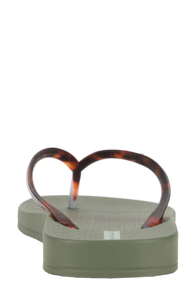 Ipanema Ana Flip Flop In Green/ Clear