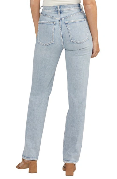 Shop Silver Jeans Co. Highly Desirable High Waist Straight Leg Jeans In Indigo
