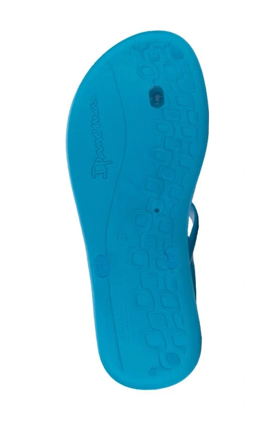 Shop Ipanema Glossy Sandal In Blue/ Transparent Blue