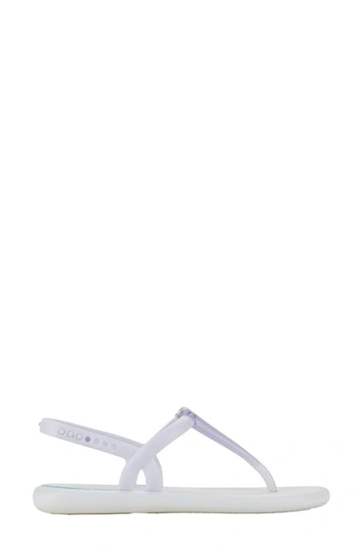 Shop Ipanema Glossy Sandal In White/ Clear