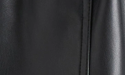 Bb Dakota By Steve Madden Faux The Record Faux Leather Shorts In Black