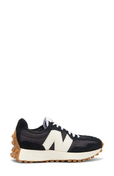 New Balance Woman Sneakers Brown Size 8 Calfskin In Black/ Natural