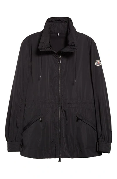 Shop Moncler Enet Twill Jacket In Black