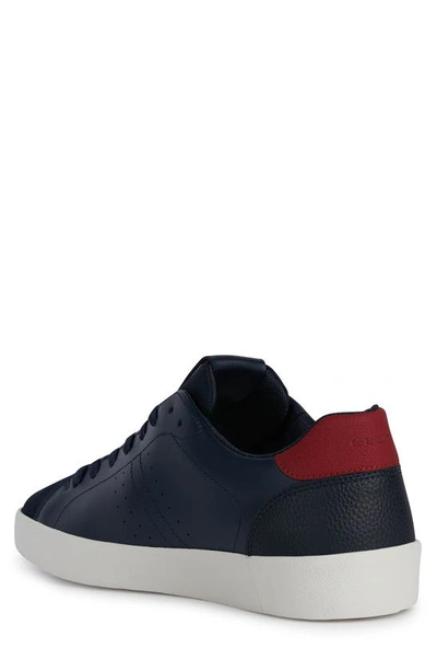 Shop Geox Affile Sneaker In Navy