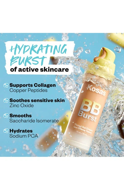 Kosas Bb Burst Tinted Moisturizer Gel Cream With Copper Peptides Light + Cool 15 1 oz In 15 C