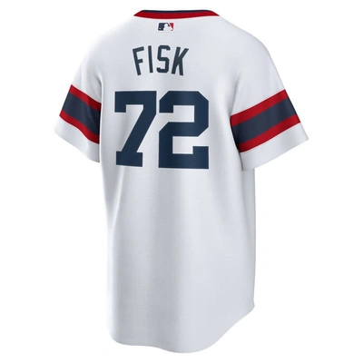 Shop Nike Carlton Fisk White Chicago White Sox Home Cooperstown Collection Team Player Jersey