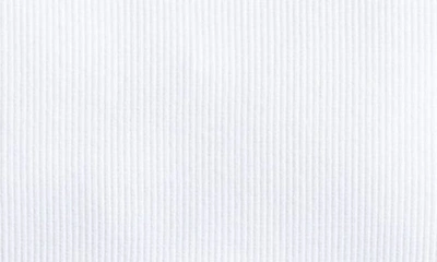 Jw Anderson Crew Neck Ribbed Sleeveless Top Straight Hem In White