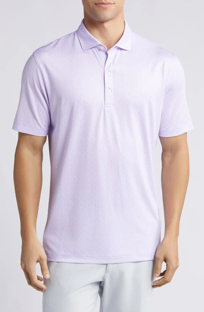 Shop Johnnie-o Hinson Performance Jersey Polo In Tulip