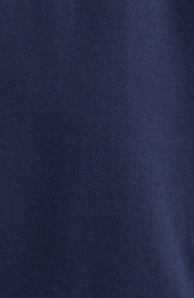 Shop Johnnie-o Recipe For Happiness Long Sleeve Pocket T-shirt In Navy