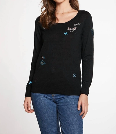 Shop Chaser Love Sweater In Black