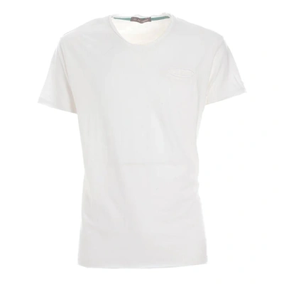 Shop Yes Zee Cotton Men's T-shirt In White